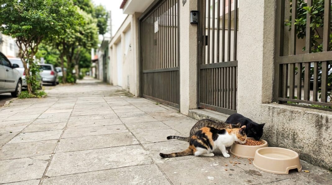 Conflito em Goiânia Multa por Alimentar Gatos na Calçada Esbarra em Leis de Proteção Animal